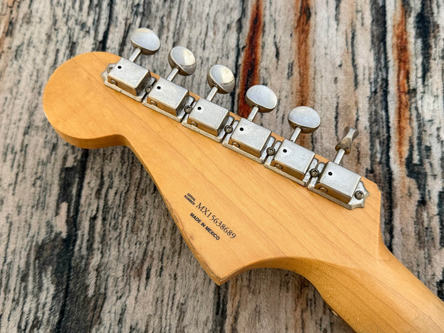 Fender 2015 Roadworn Jazzmaster Olympic White FSR