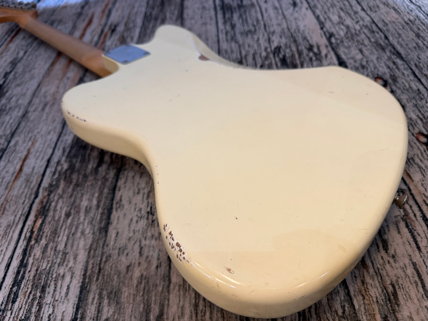 Fender 2015 Roadworn Jazzmaster Olympic White FSR