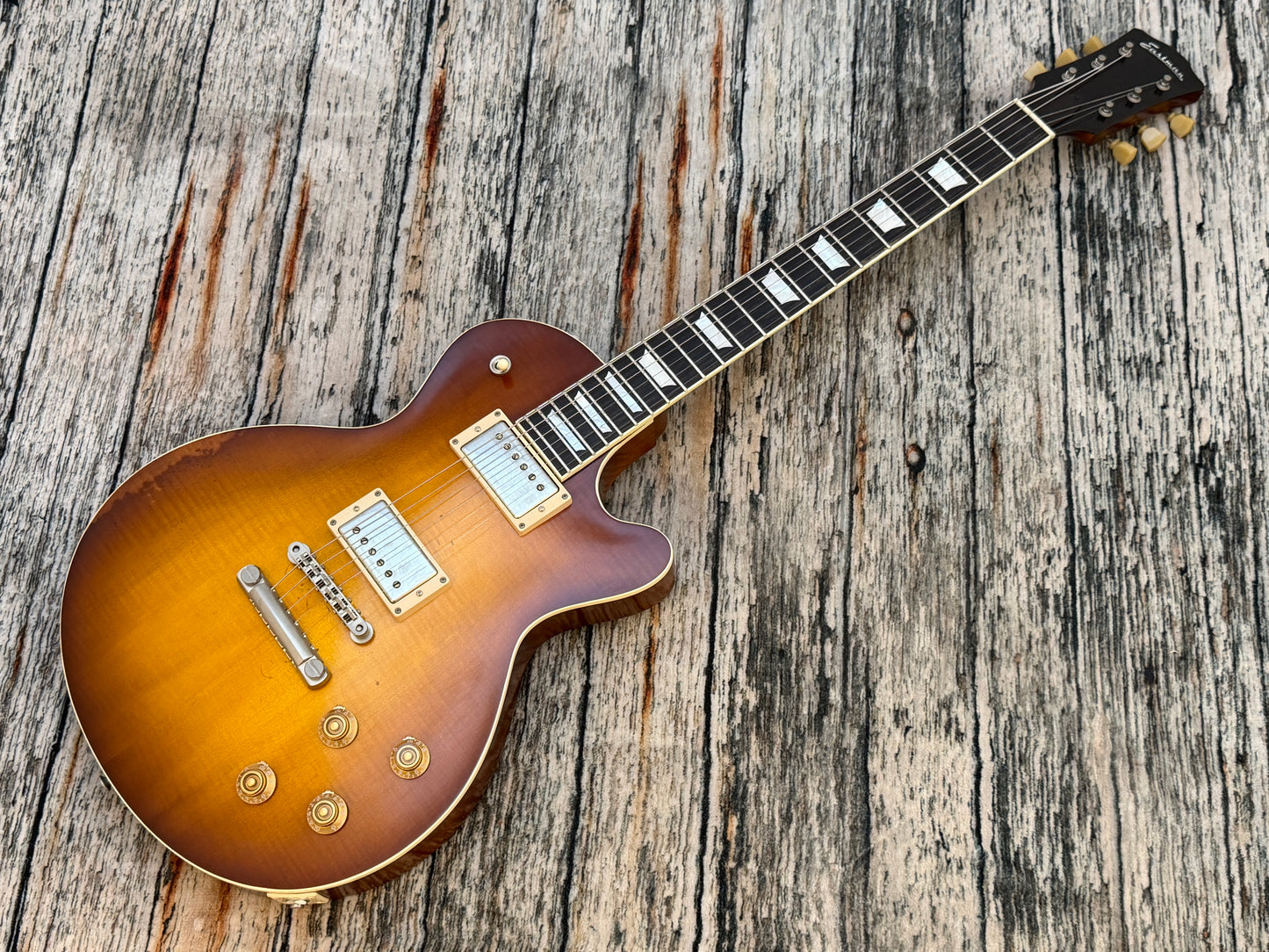 Eastman SB59/V Antique Goldburst - "B" Stock. With Case and COA