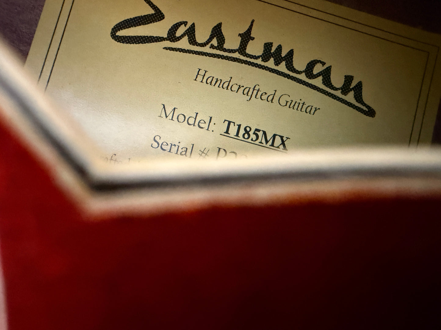 Eastman T185MX Classic with case & COA "B" Stock RRP £2,299