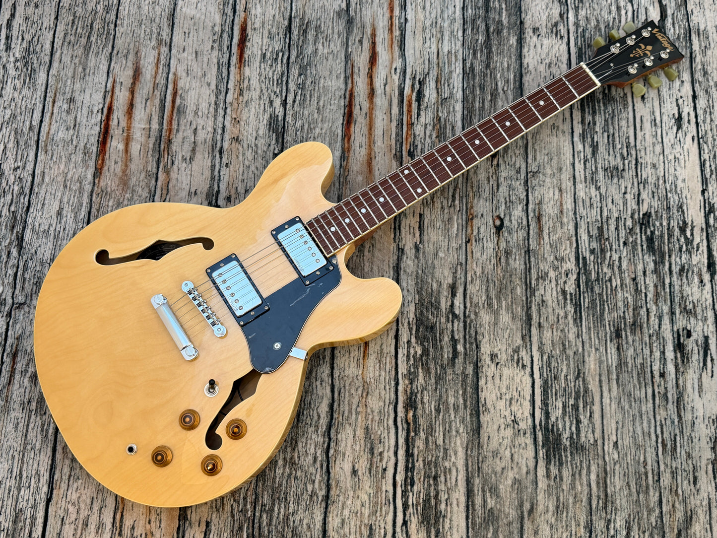 Vintage VSA500 Semi hollow - Natural