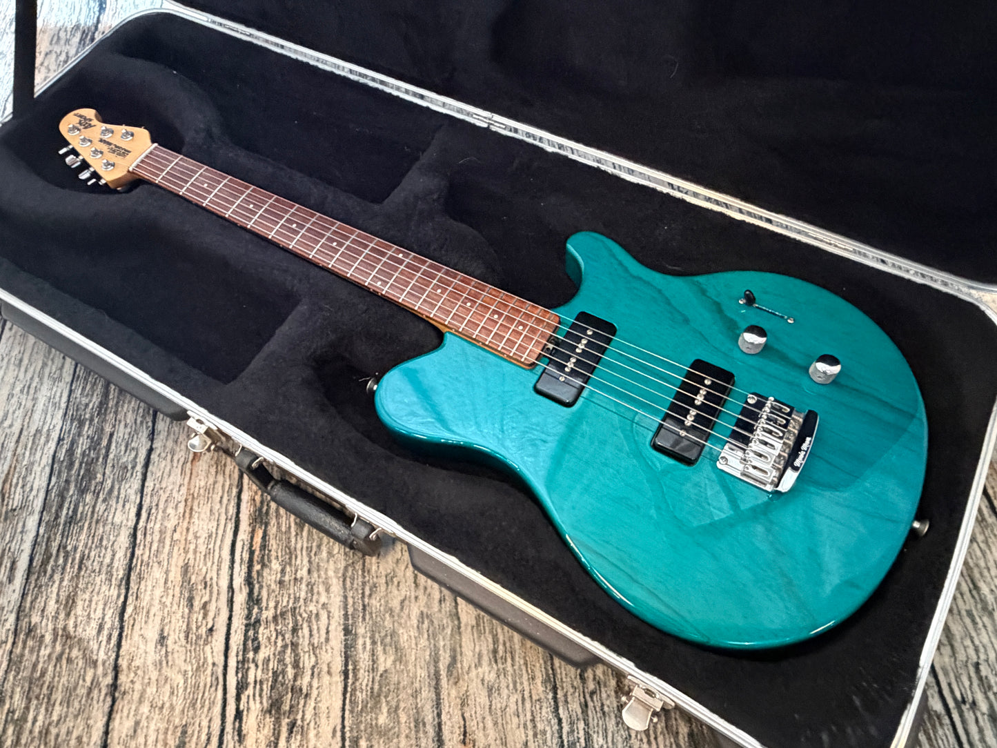 MusicMan Axis Sport MM90 teal - Rare beast! 2000
