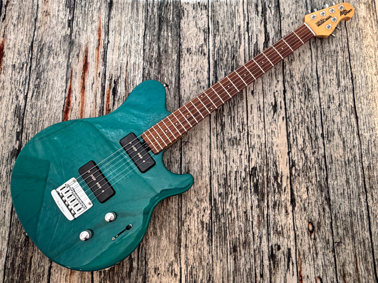 MusicMan Axis Sport MM90 teal - Rare beast! 2000