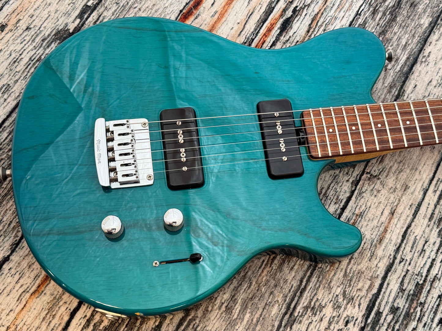 MusicMan Axis Sport MM90 teal - Rare beast! 2000