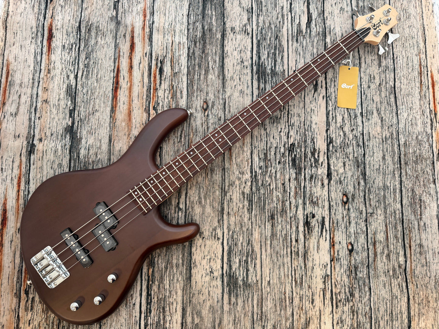 Cort Action PJ Bass Walnut
