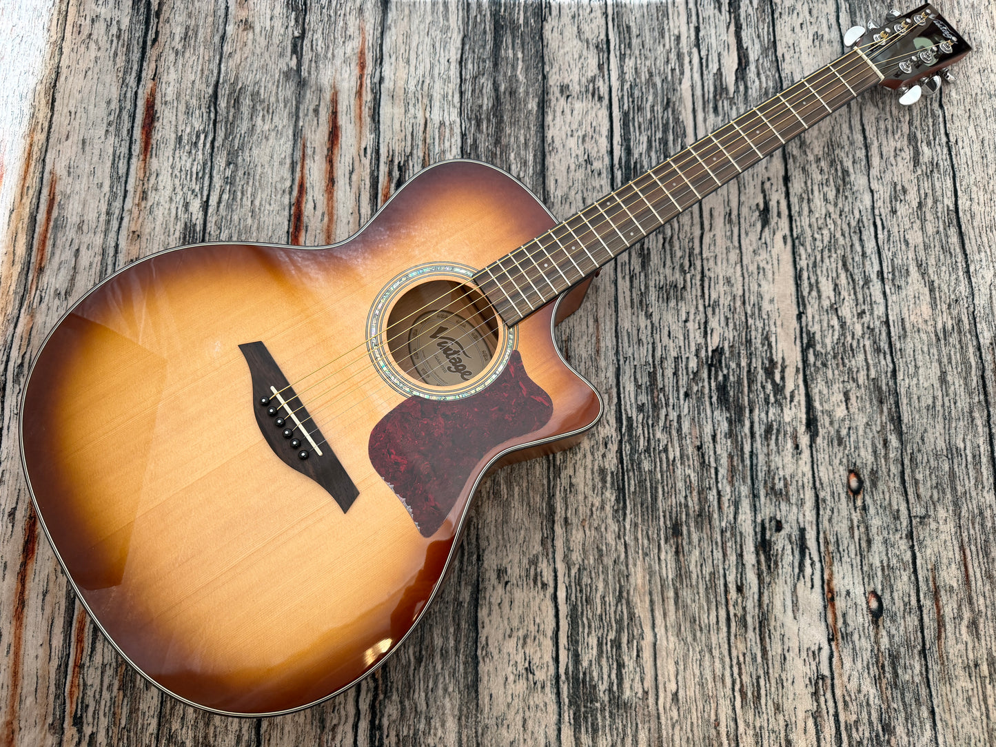 Vintage VGA990 Sunburst Electro Acoustic