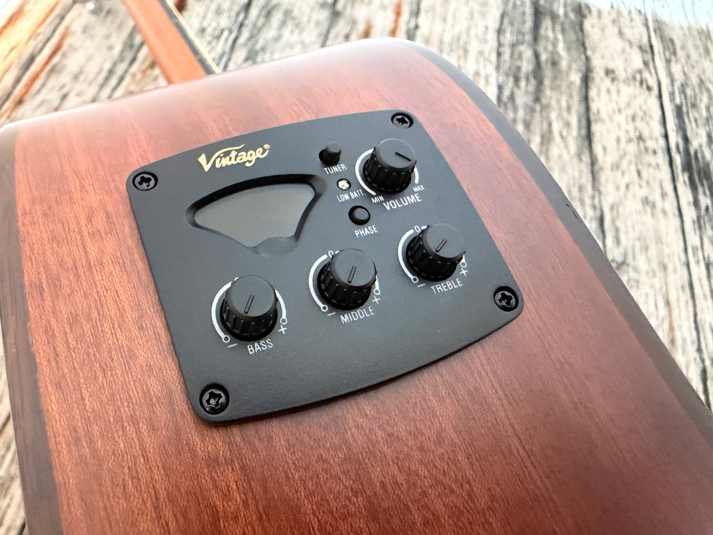 Vintage VGA990 Sunburst Electro Acoustic