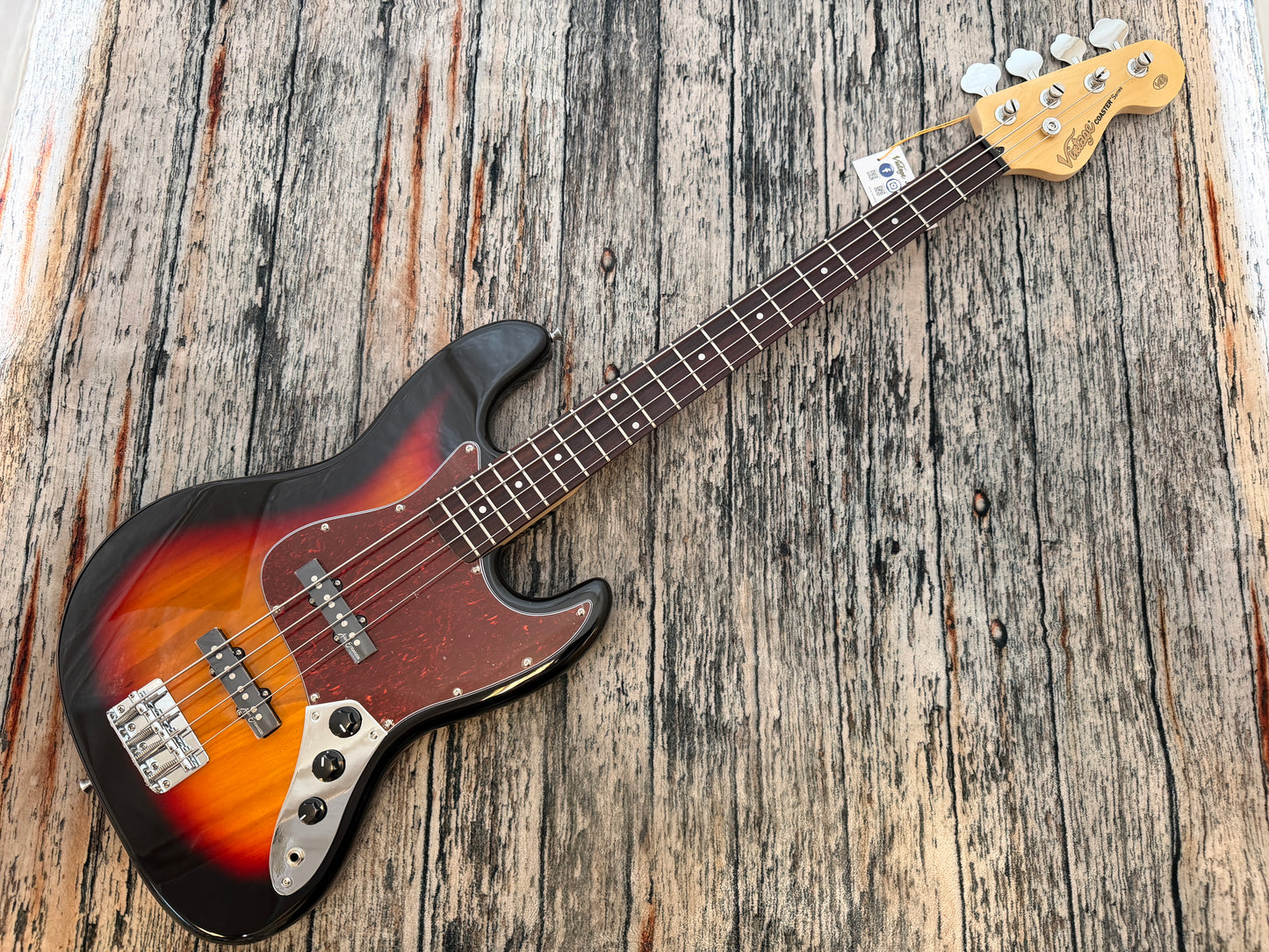 Vintage Coaster Bass - V49 Jazz-bass Sunburst