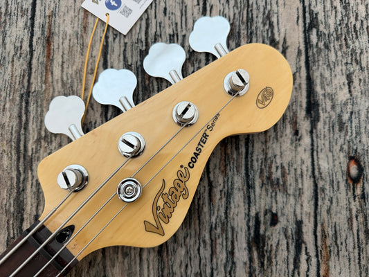Vintage Coaster Bass - V49 Jazz-bass Sunburst