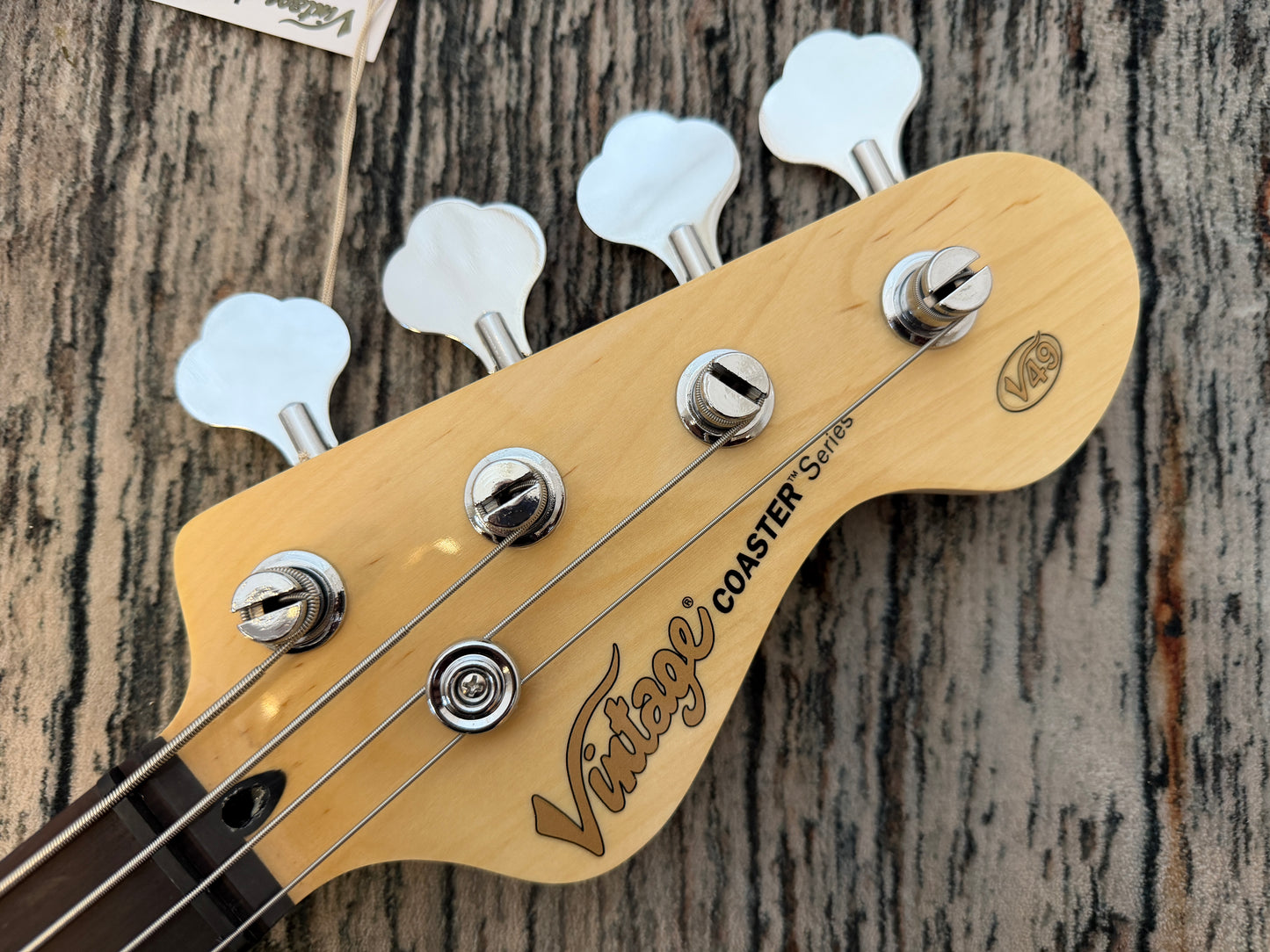 Vintage Coaster Bass V49 Jazz-bass  - Black