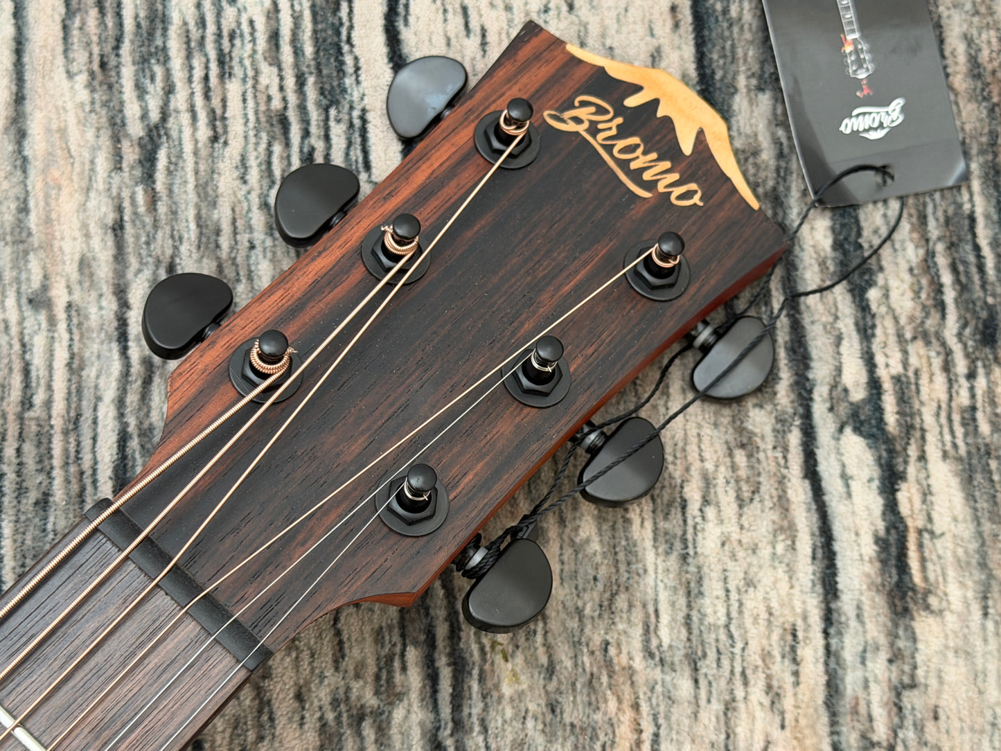 Bromo BAT1 Solid spruce top acoustic dreadnought.