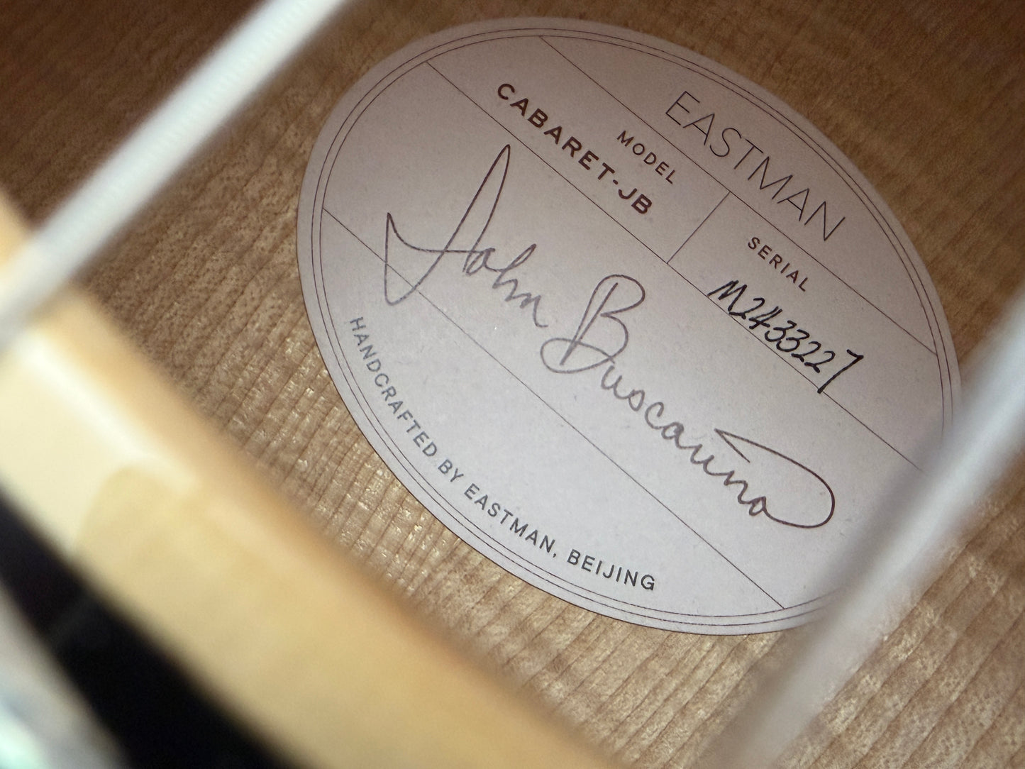 Eastman Cabaret JB Electro Classical - John Buscarino Signature.
