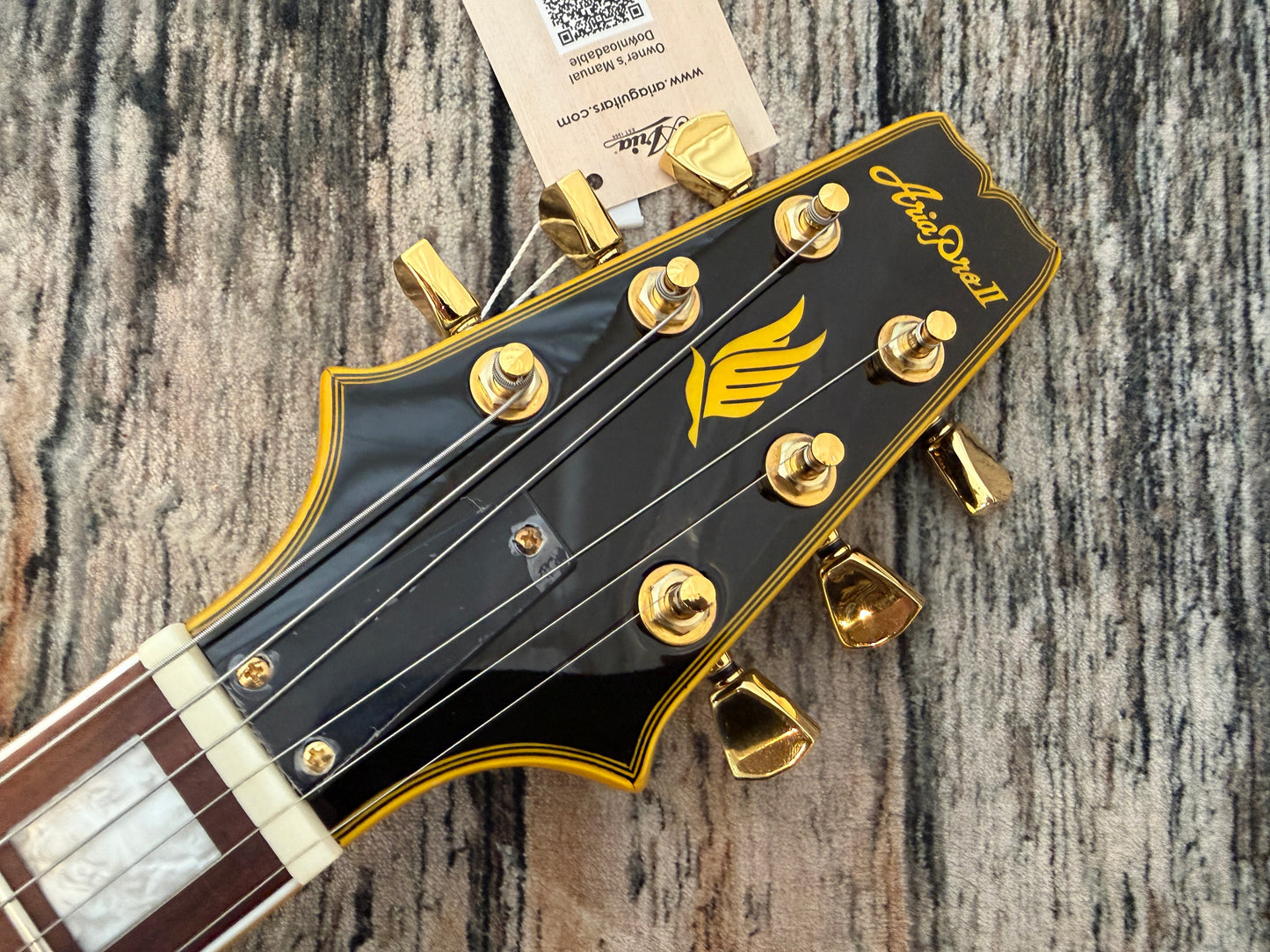 Aria Pro II PE-350 Custom Aged Black - B Stock