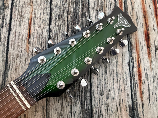 Burns Club Series Double Six Green burst - 12 string electric