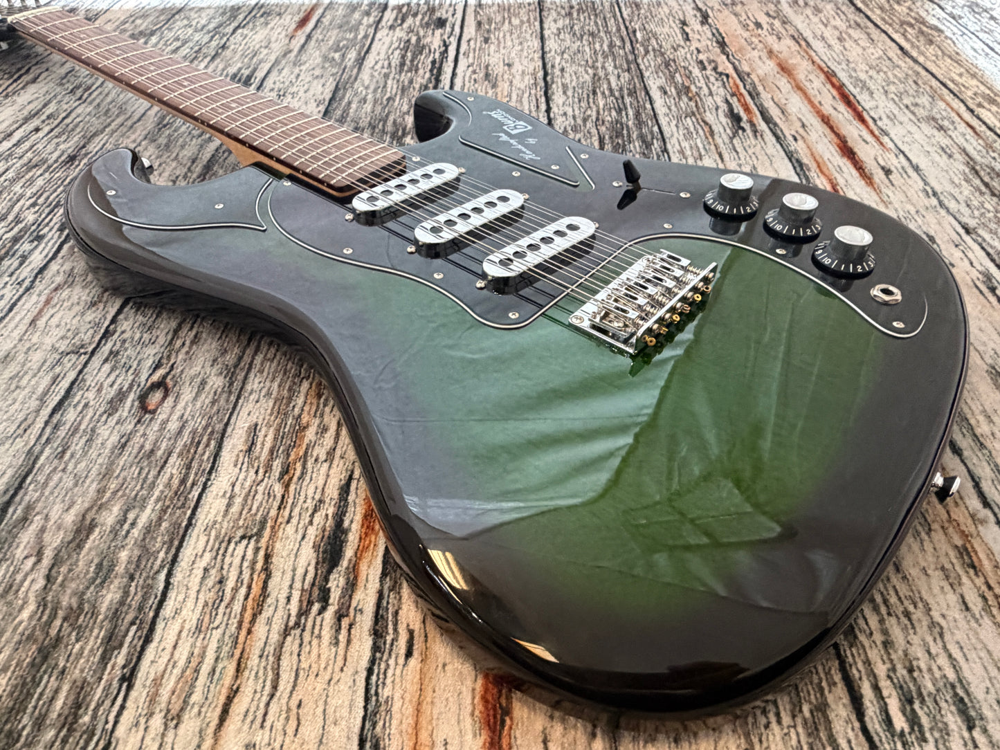Burns Club Series Double Six Green burst - 12 string electric