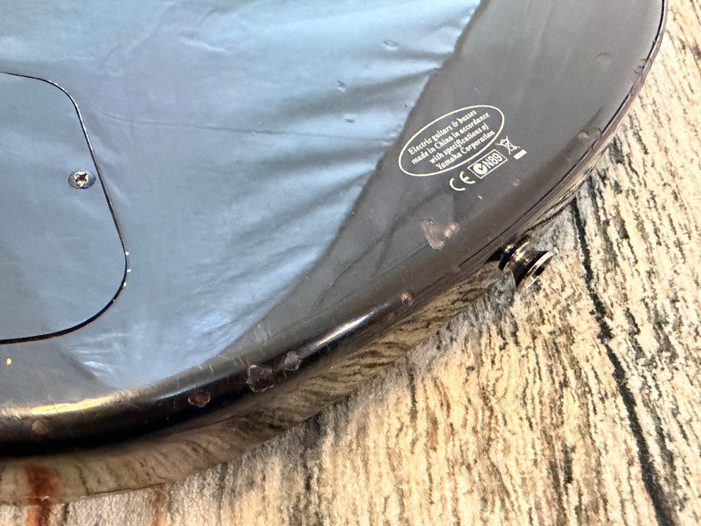 Yamaha RBX 375 Active 5 string bass - Battle scars!
