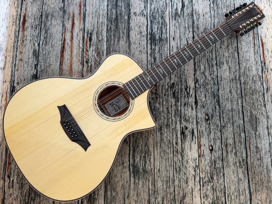Bromo BAT4CE-12 12 string electro acoustic, with bag