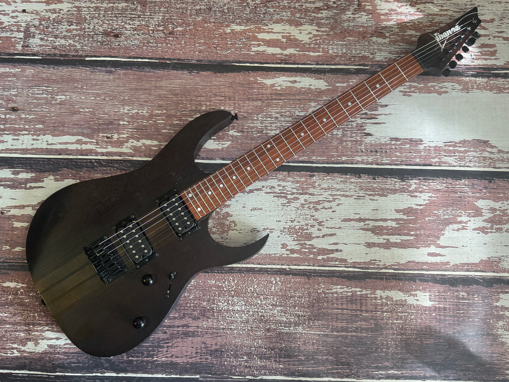 Ibanez RGRT421 Thru neck Walnut flat finish – Badlands Guitars Limited