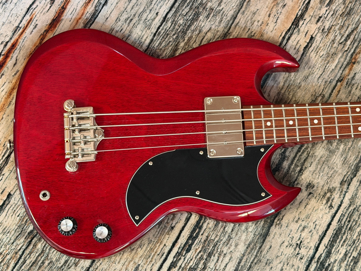 Epiphone EB0 "SG" Bass - Cherry