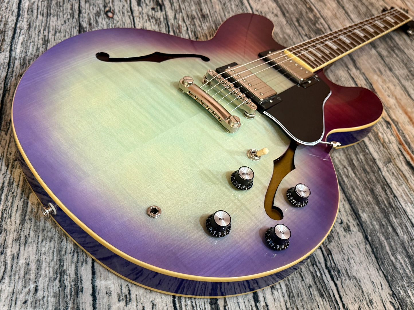 Epiphone ES335 Blueberry burst