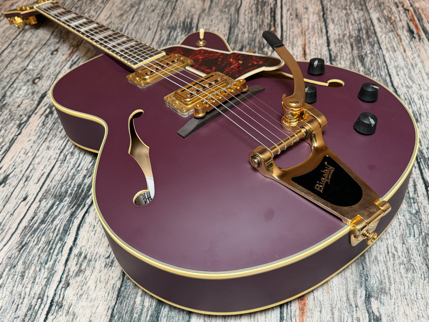 D'angelico Deluxe 175 Matte Plum - Korean