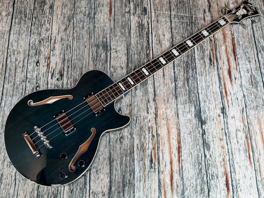 D'angelico Premier Bass - Trans Blue / Green