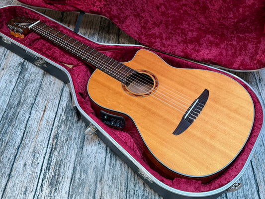 Yamaha NCX700 Electro Acoustic Classical Cutaway - With Hard case