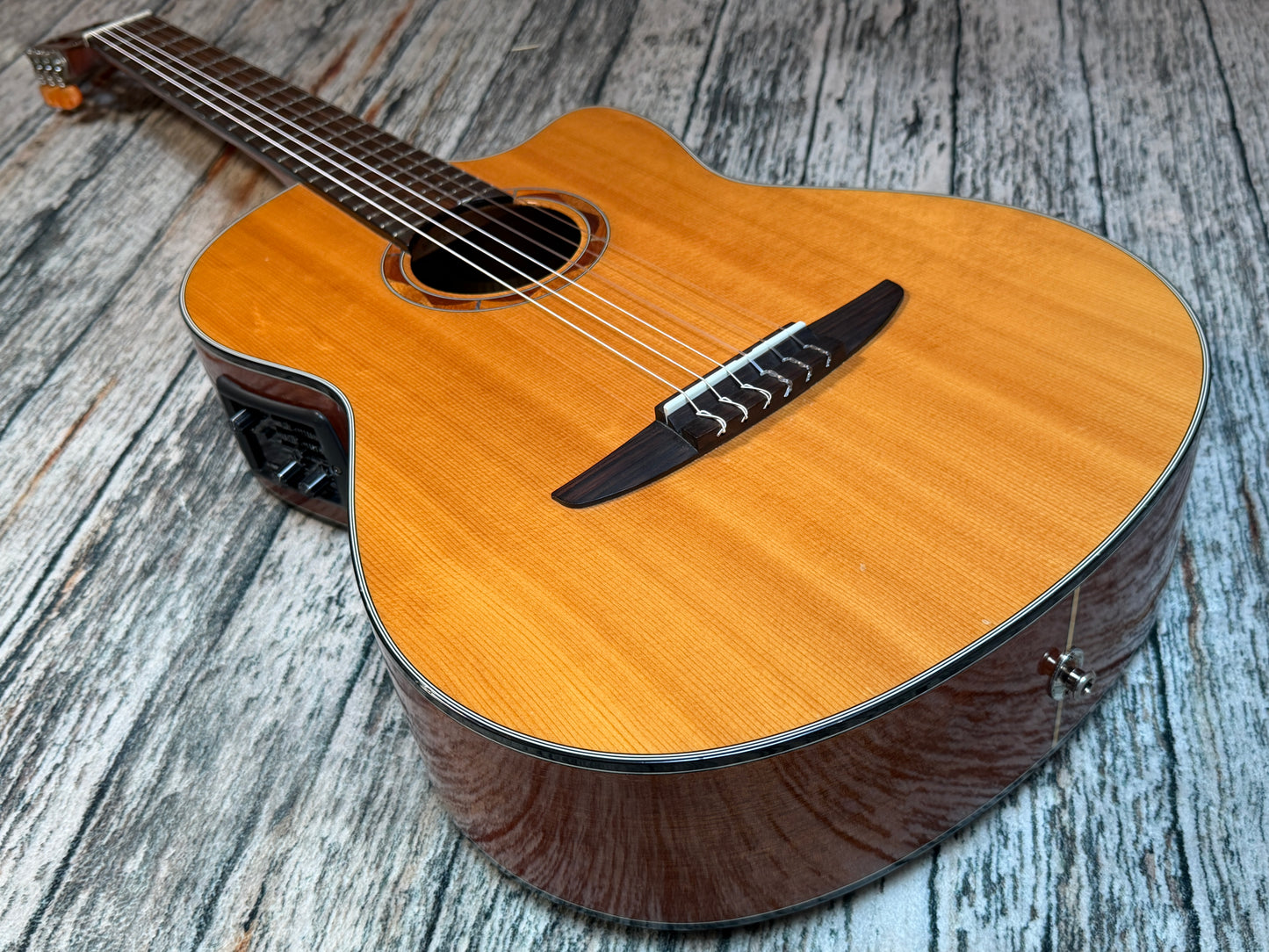 Yamaha NCX700 Electro Acoustic Classical Cutaway - With Hard case