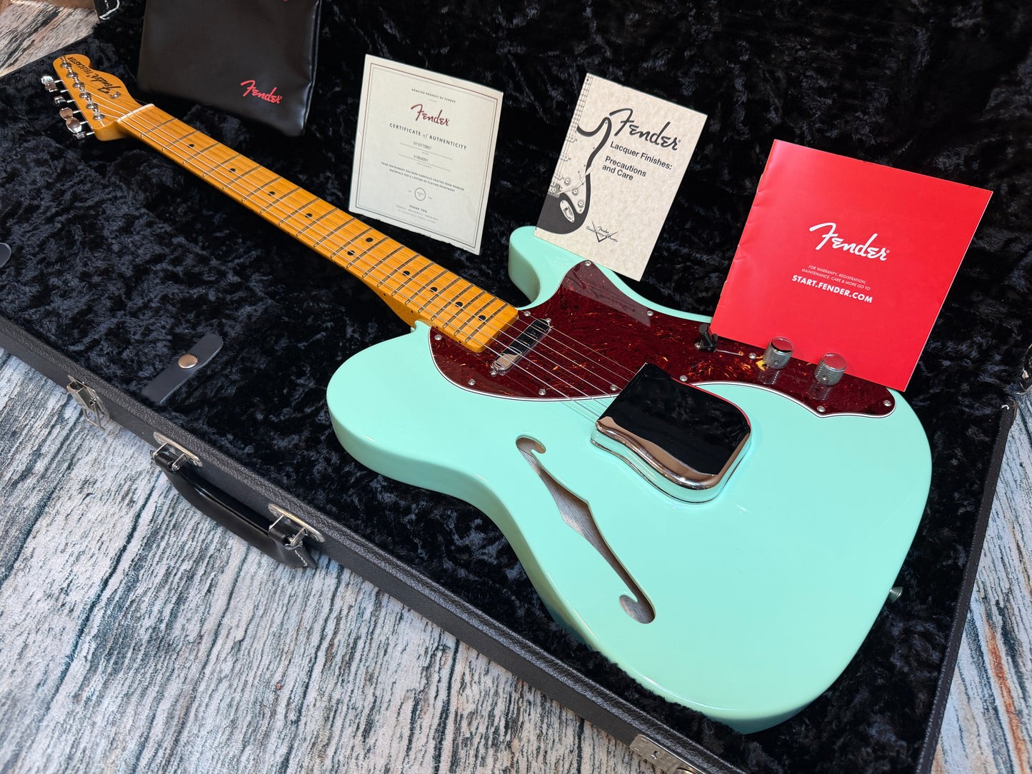 Fender American original 60s Telecaster Thinline - Surf Green - 2019