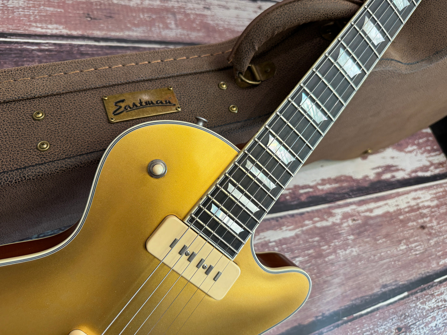 Eastman SB54/TV Limited edition gold top - Lollar pickups