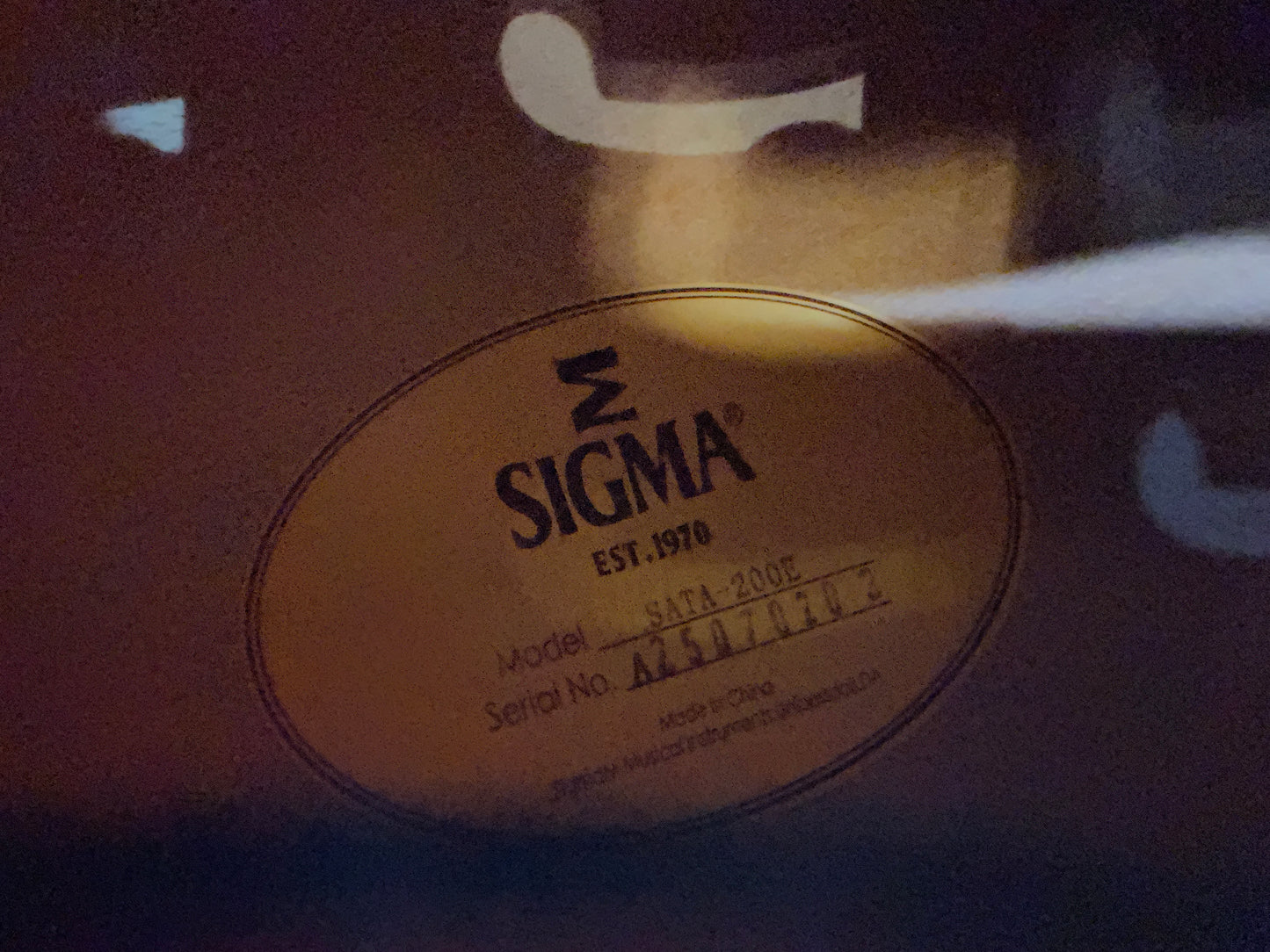 Sigma Sata 200-E & Hard case