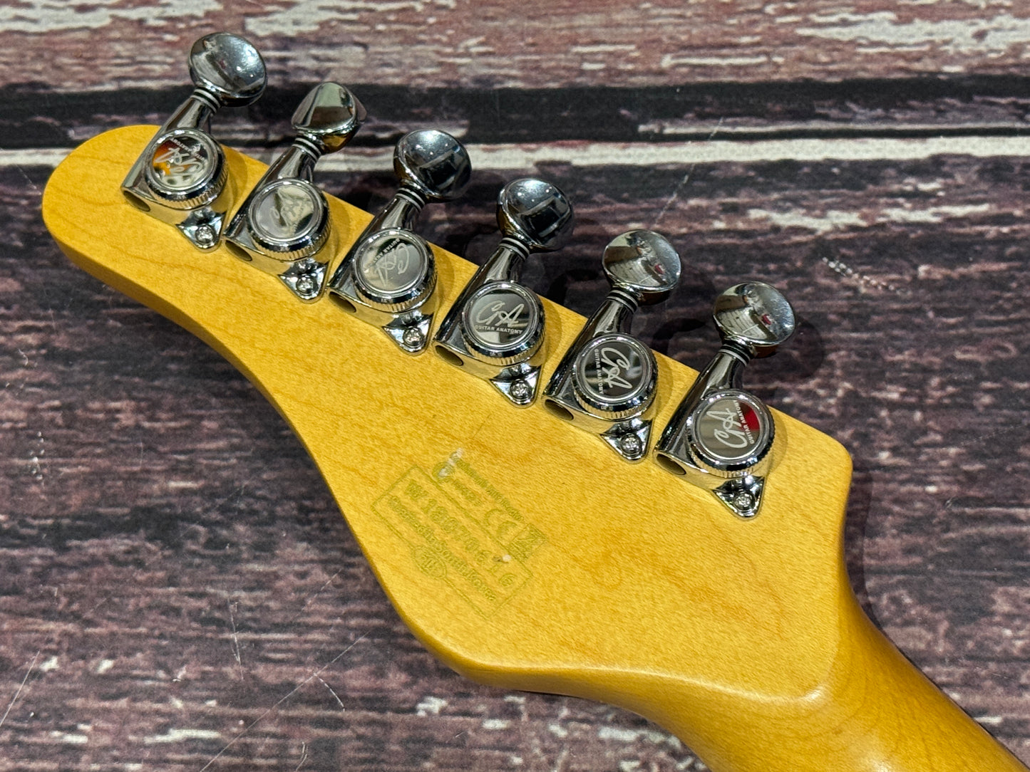 Schecter Diamond Series PT "Black", custom finish with Schecter hard case.
