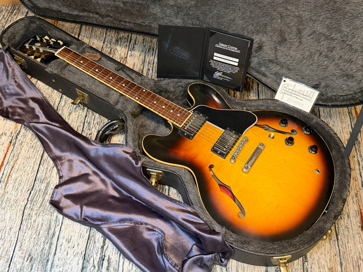 Gibson ES-335 Dot Tobacco Sunburst - 2008, with case & COA