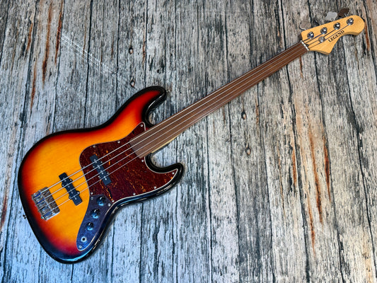 Legend (Aria) Fretless Jazz Bass