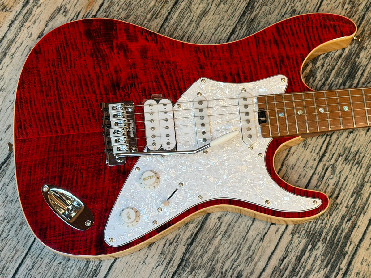 Aria Pro II - 714 MkII Trans red flame - B STOCK