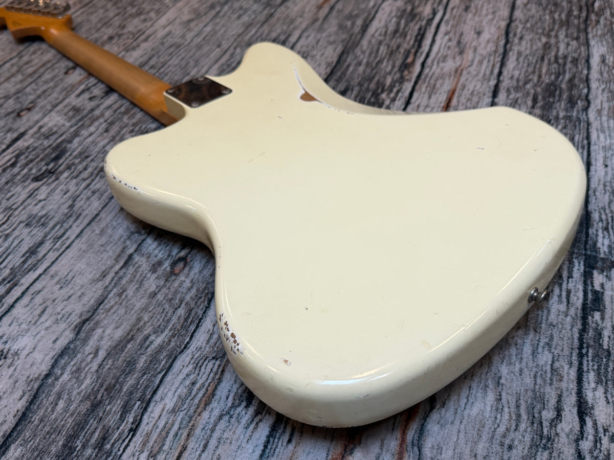 Fender 2015 Roadworn Jazzmaster Olympic White FSR