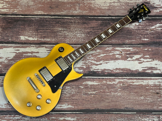 Vintage V100 Gold Top relic series LP
