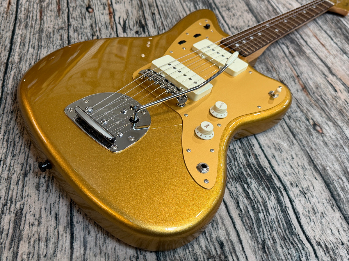 Fender Japan FSR Traditional '60s Jazzmaster - Mystic Aztec Gold with Matching Headstock