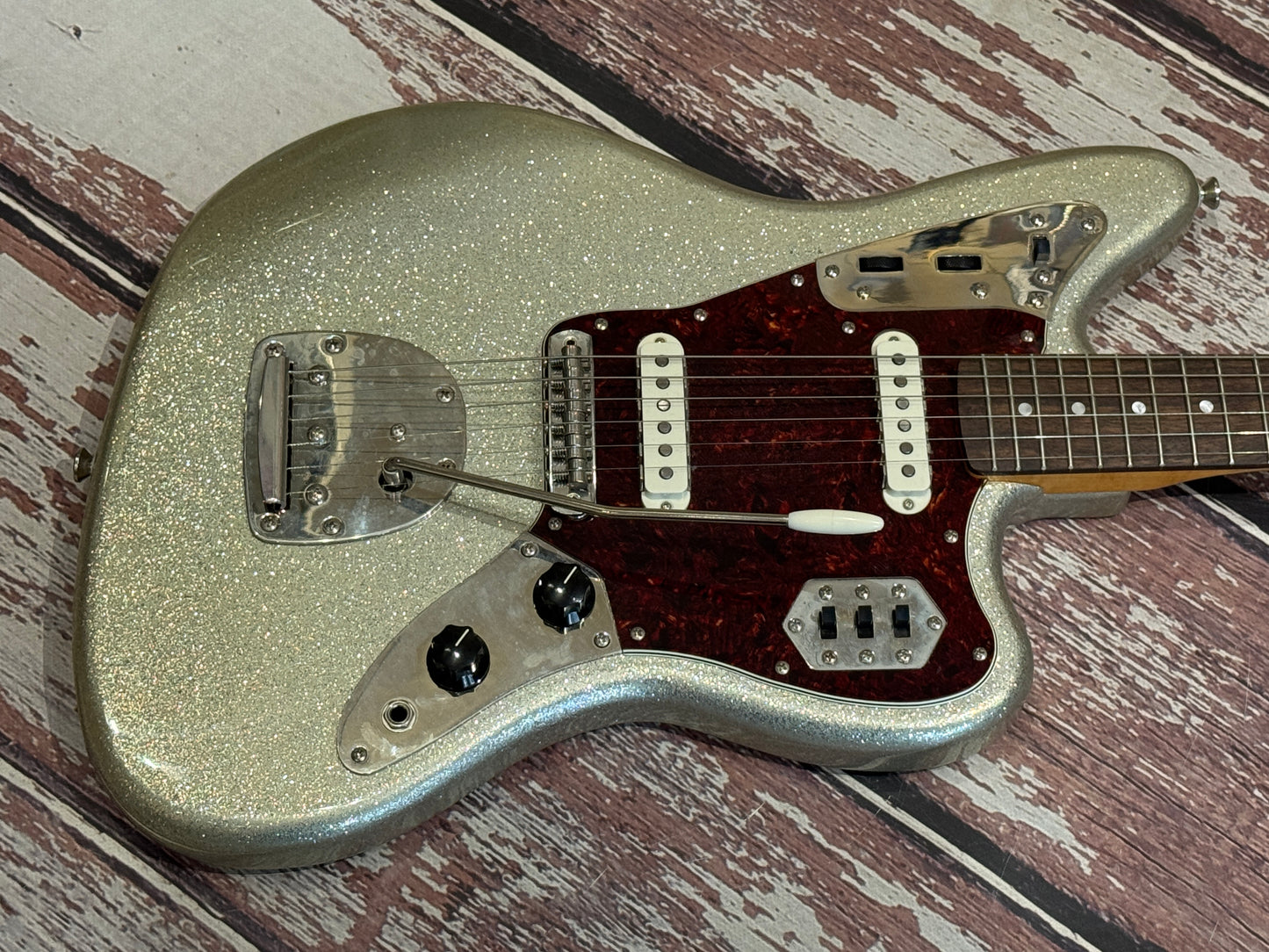 Squier Classic Vibe 60s Jaguar - FSR Silver Sparkle