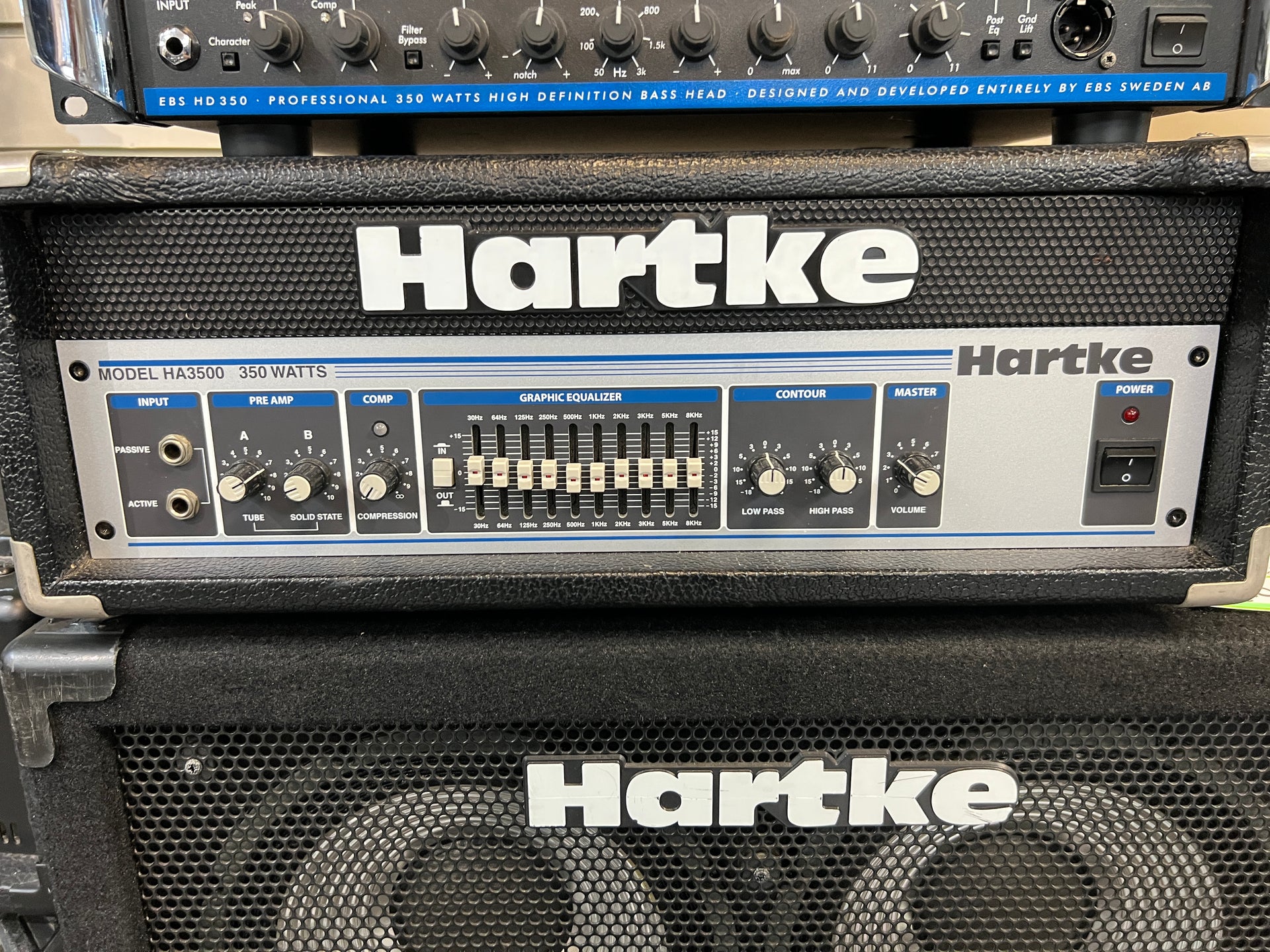 Hartke HA3500 Bass head 350w – Badlands Guitars Limited