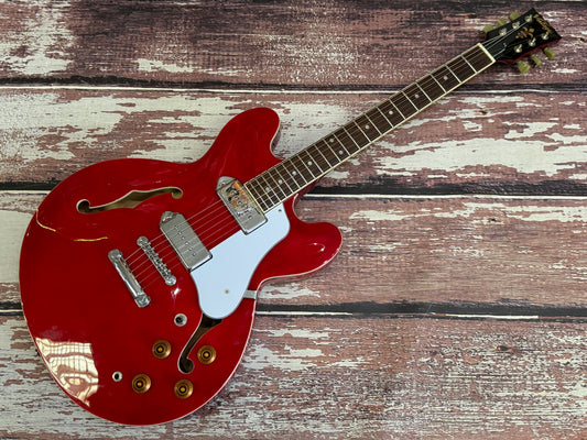 Vintage VSA500 P P90 semi - cherry red.