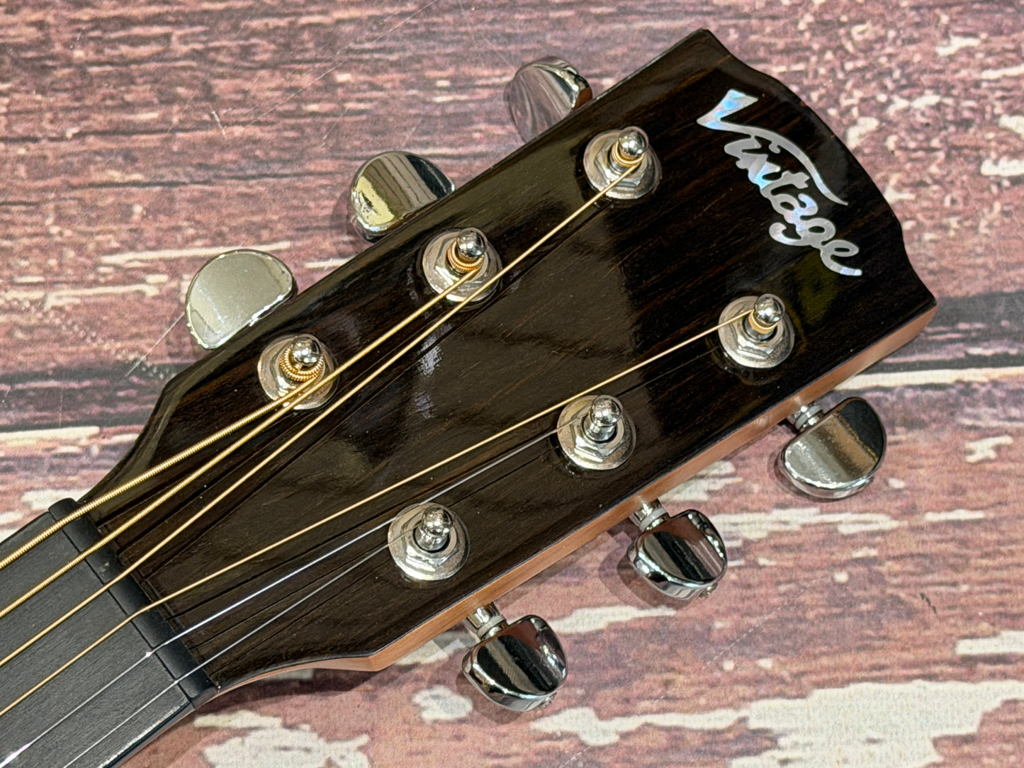 Vintage VEC300NS Pacitic Coast Electro Acoustic - Natural