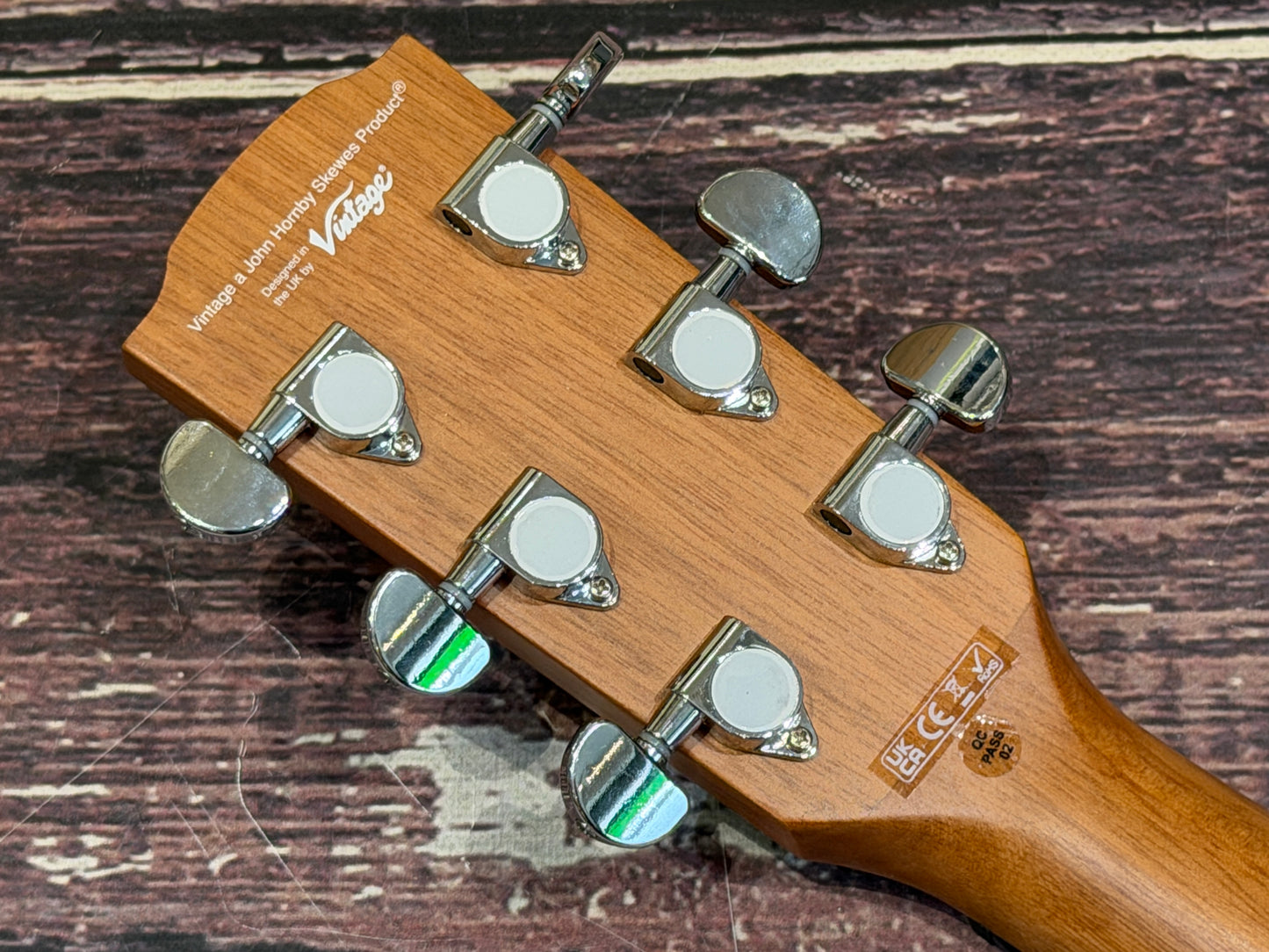 Vintage VEC300NS Pacitic Coast Electro Acoustic - Natural