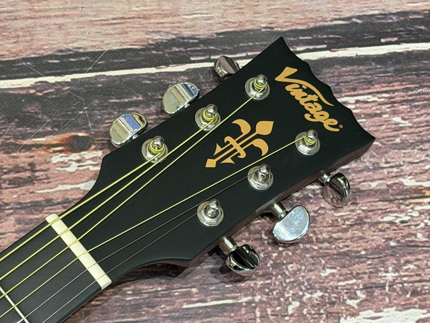 Vintage VEC300N Folk cutaway Electro Acoustic