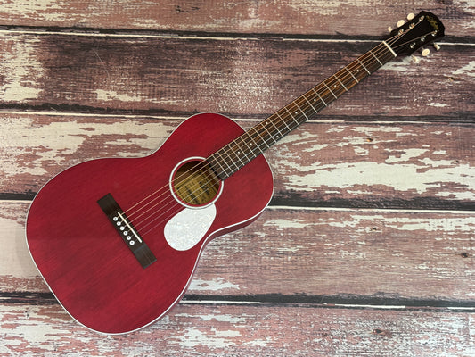 Aria 131-UP Parlour Acoustic guitar - Wine red