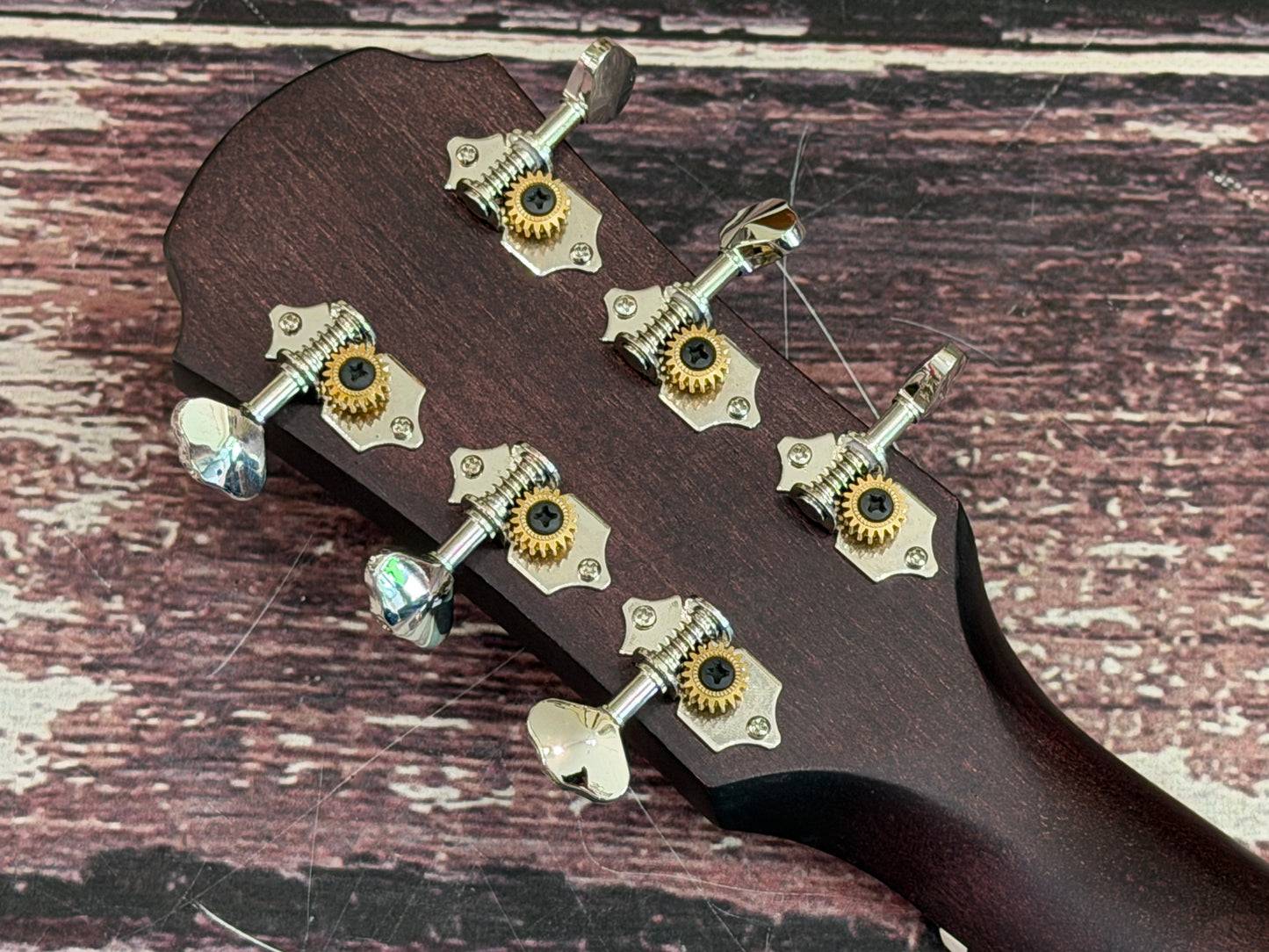 Aria DP - Delta Player Parlour Acoustic guitar. Muddy Brown