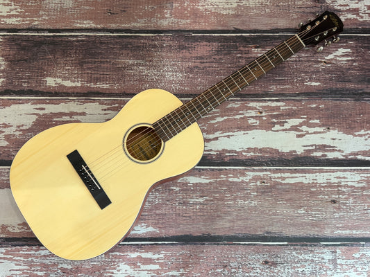 Aria 131 Natural parlour Acoustic guitar.