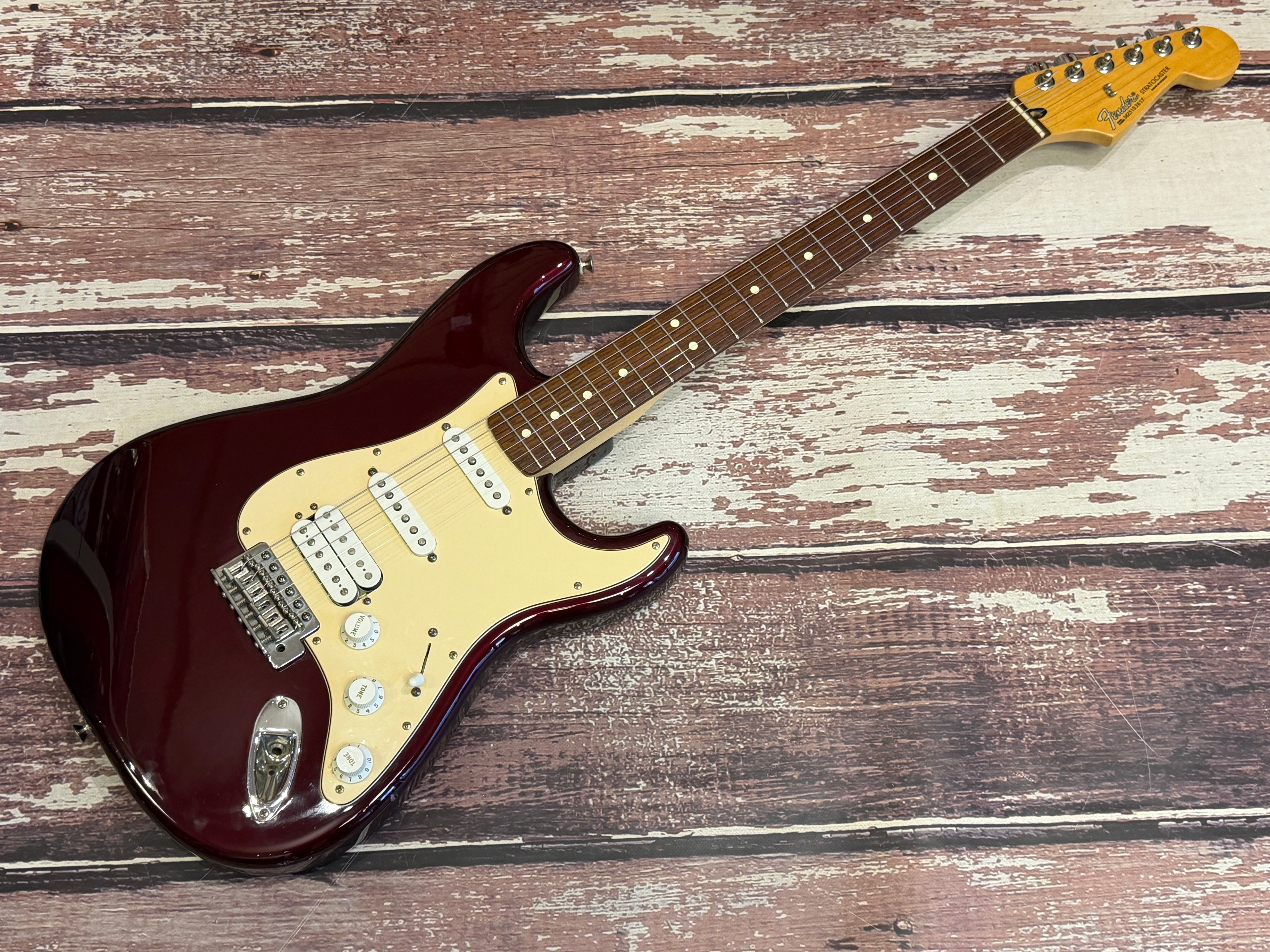 Fender HSS Stratocaster 2005 Mexico - Midnight Wine – Badlands