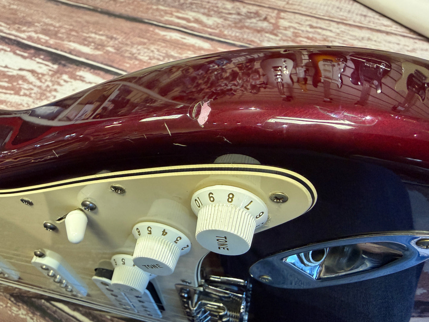 Fender HSS Stratocaster 2005 Mexico - Midnight Wine