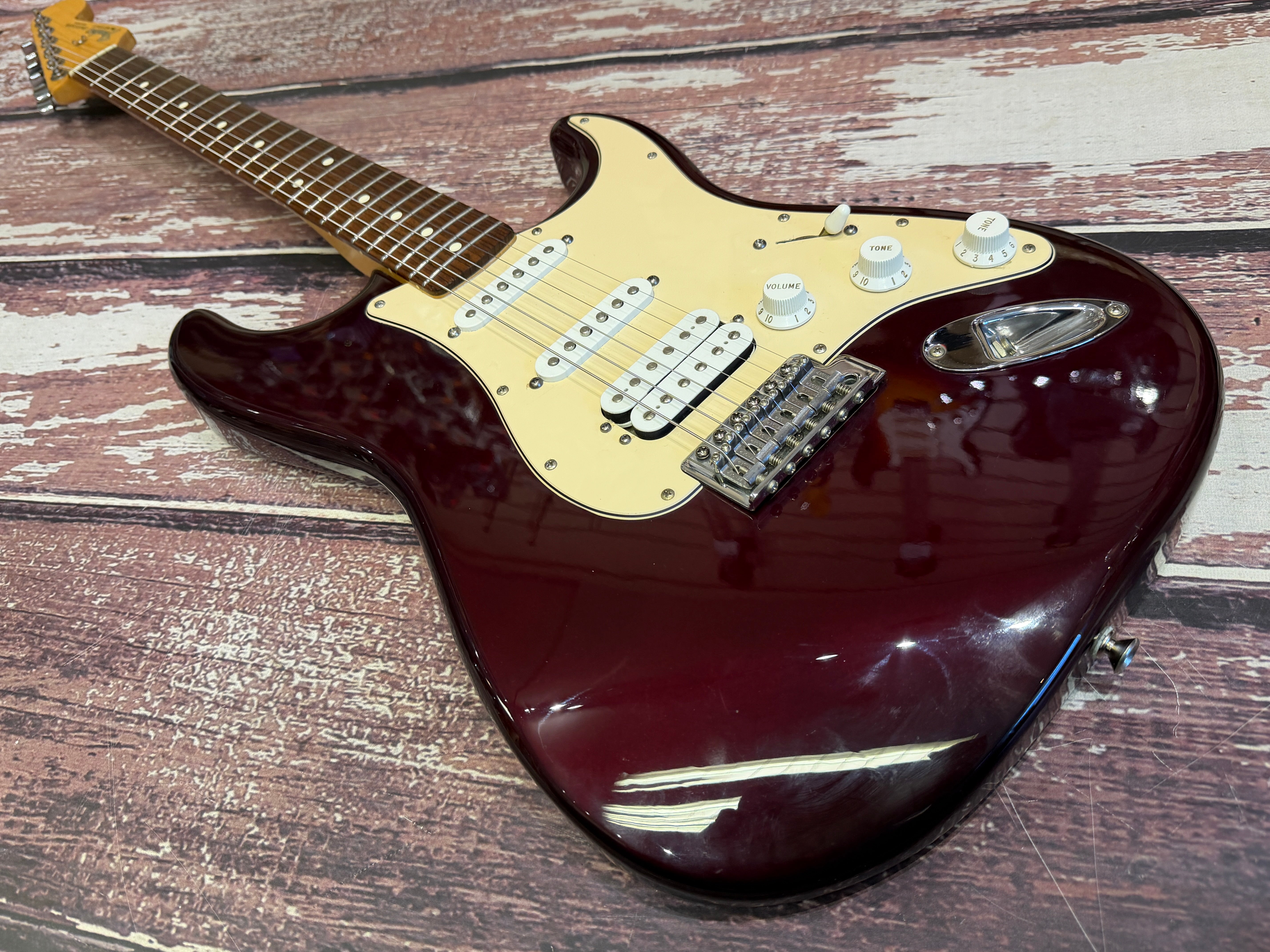 Fender HSS Stratocaster 2005 Mexico - Midnight Wine – Badlands